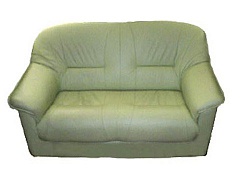 Зеленый двухместный диван для офиса BRIZ