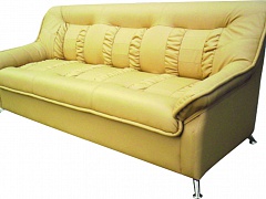 Желтый трехместный диван DENVER