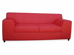Красный офисный диван TURIN двухместный