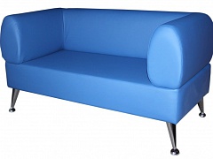 Синий двухместный диван для офиса VEIT