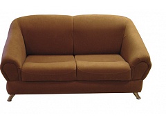 Коричневый двухместный диван BETTA