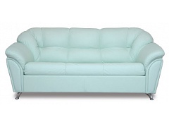 Голубой трехместный диван FAVORIT