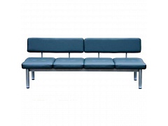 Синий четырехместный диван OZHIDANIE