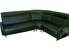 Зеленый угловой диван PREMIER