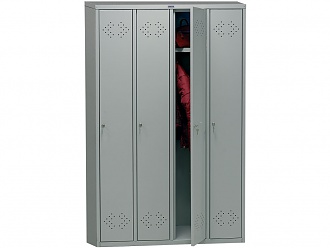 Шкаф металлический для одежды ПРАКТИК LE-41