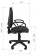 Кресло для персонала PRESTIGE ERGO размеры
