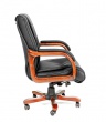 Офисное кресло руководителя натуральная кожа ch-653M