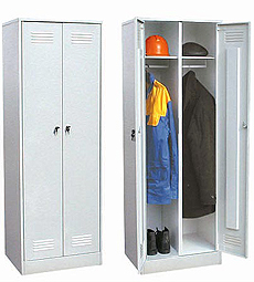 металлический шкаф для одежды